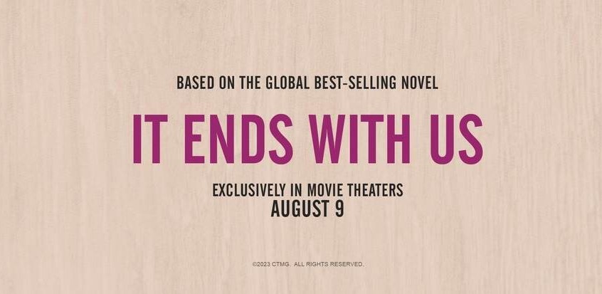 It Ends With Us movie based on Colleen Hoover Novel