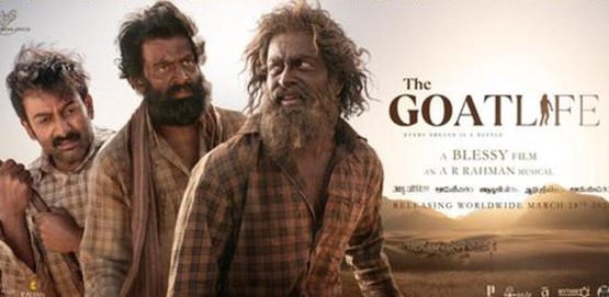 Aadujeevitham The GoatLife Movie Poster