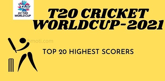T20 Cricket World cup - Top 20 Highest Run Scorers T20 Cricket World cup - Top 20 Highest Run Scorers