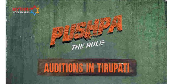 Pushpa The Rule auditions in tirupati by Mythri