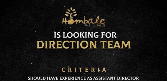 Hombale Films Call for Direction Team