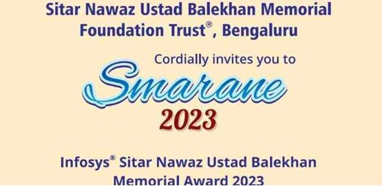 Smarane Sitar Nawaz Ustad Balekhan Memorial Award 2023