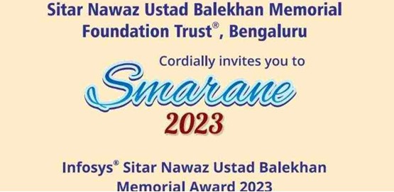 Smarane Sitar Nawaz Ustad Balekhan Memorial Award 2023 Smarane Sitar Nawaz Ustad Balekhan Memorial Award 2023