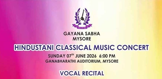 Hindustani Clasical Music Concert Mysuru 2026