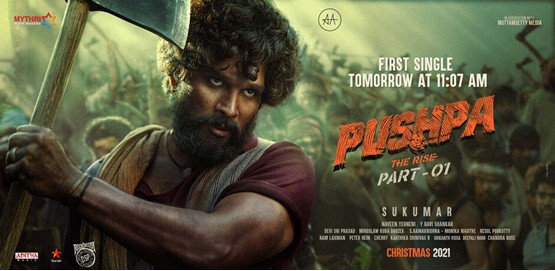 Pushpa: The Rise Movie Poster