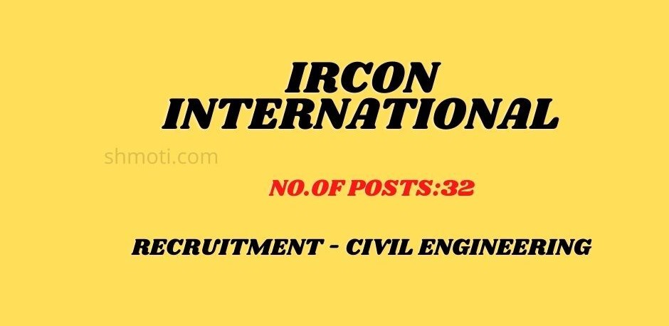 Government Job | IRCON | Civil Engineering Opening